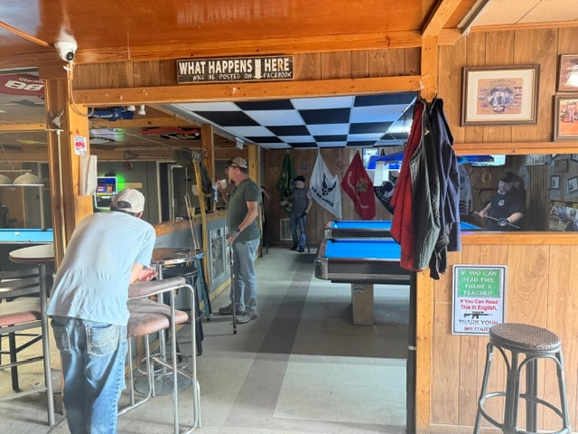 Pool tables at Triple D Racks