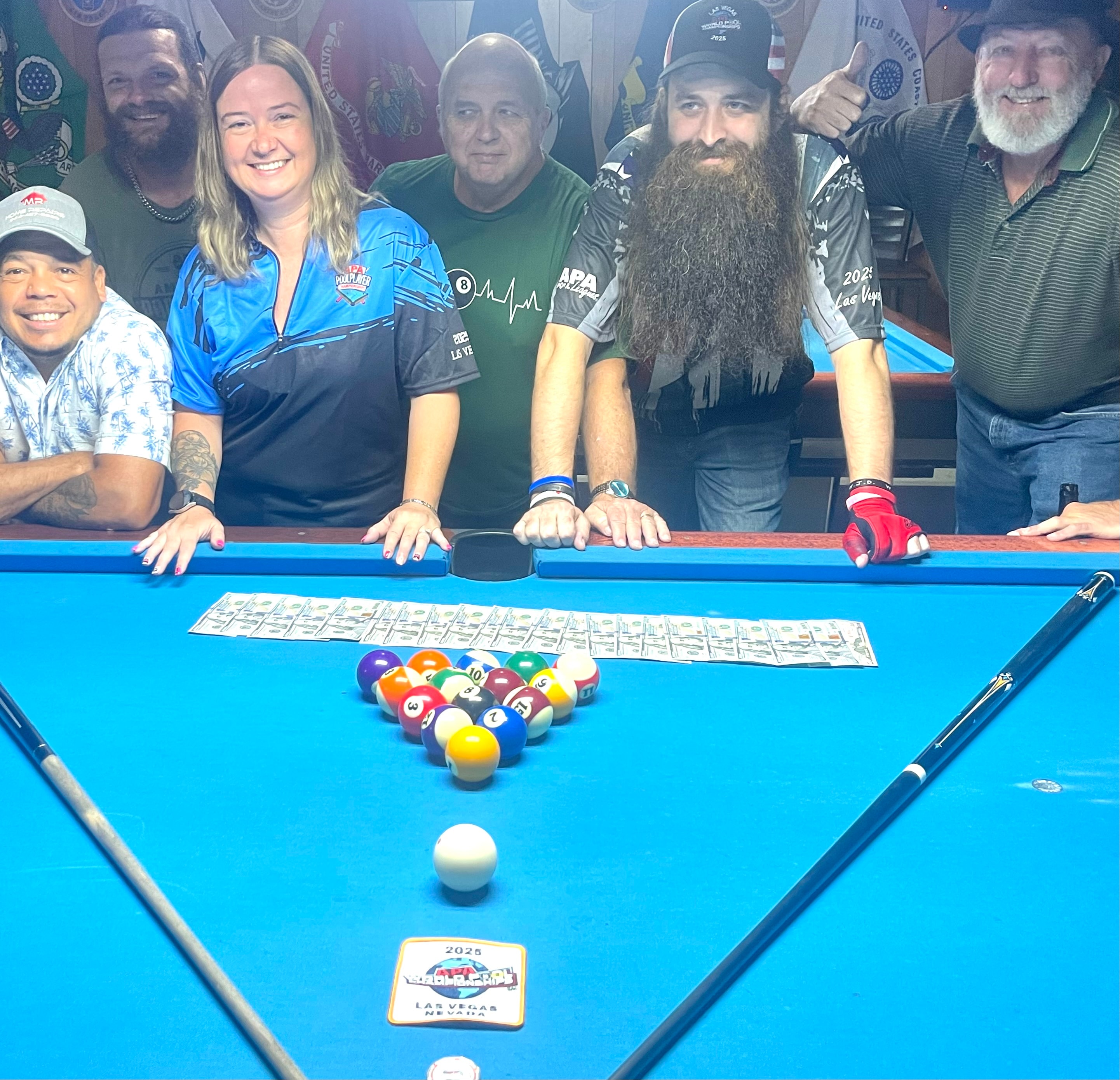 APA tournament action at Triple D Racks